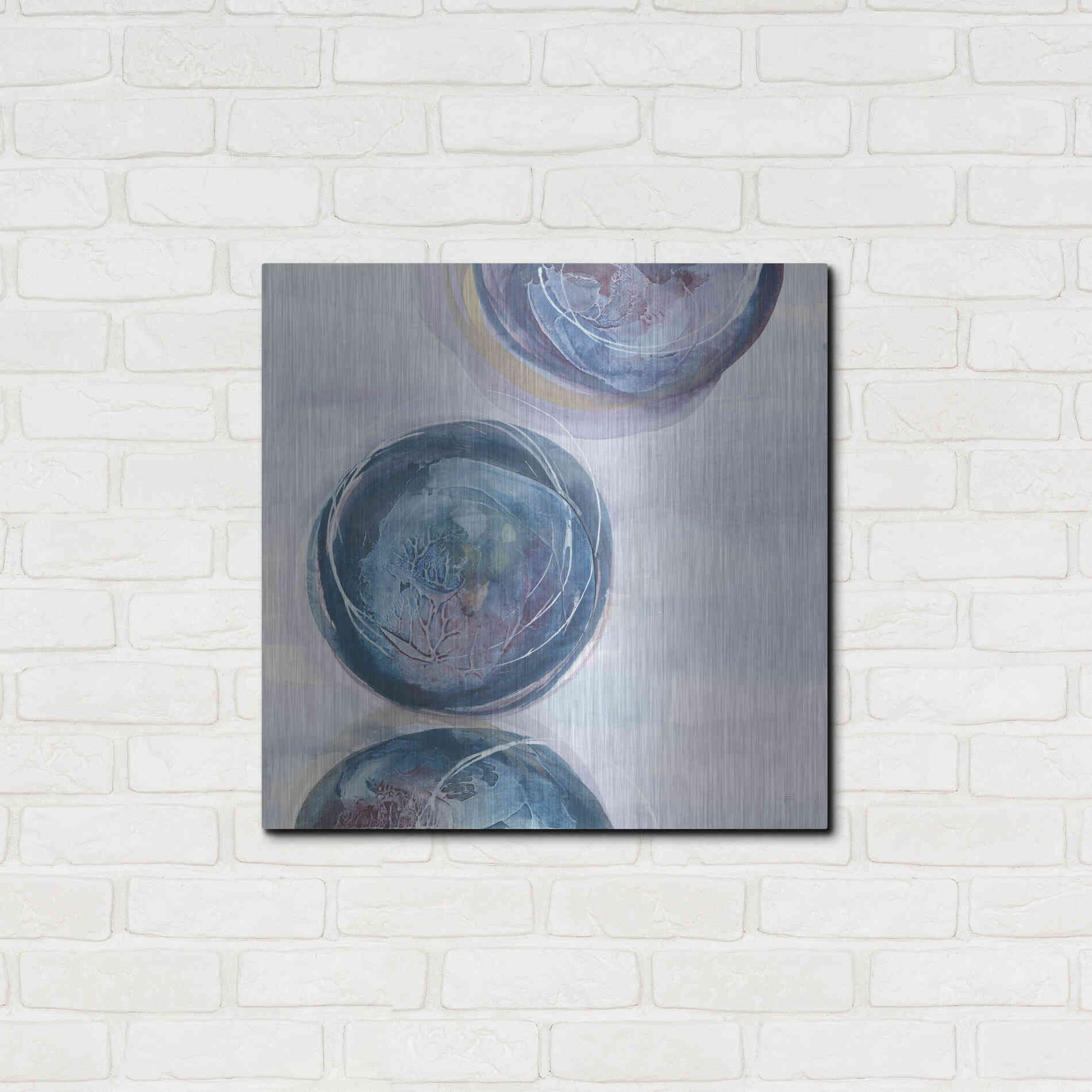 Luxe Metal Art 'Starting Over II' by Chris Paschke, Metal Wall Art,24x24