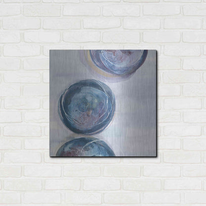 Luxe Metal Art 'Starting Over II' by Chris Paschke, Metal Wall Art,24x24