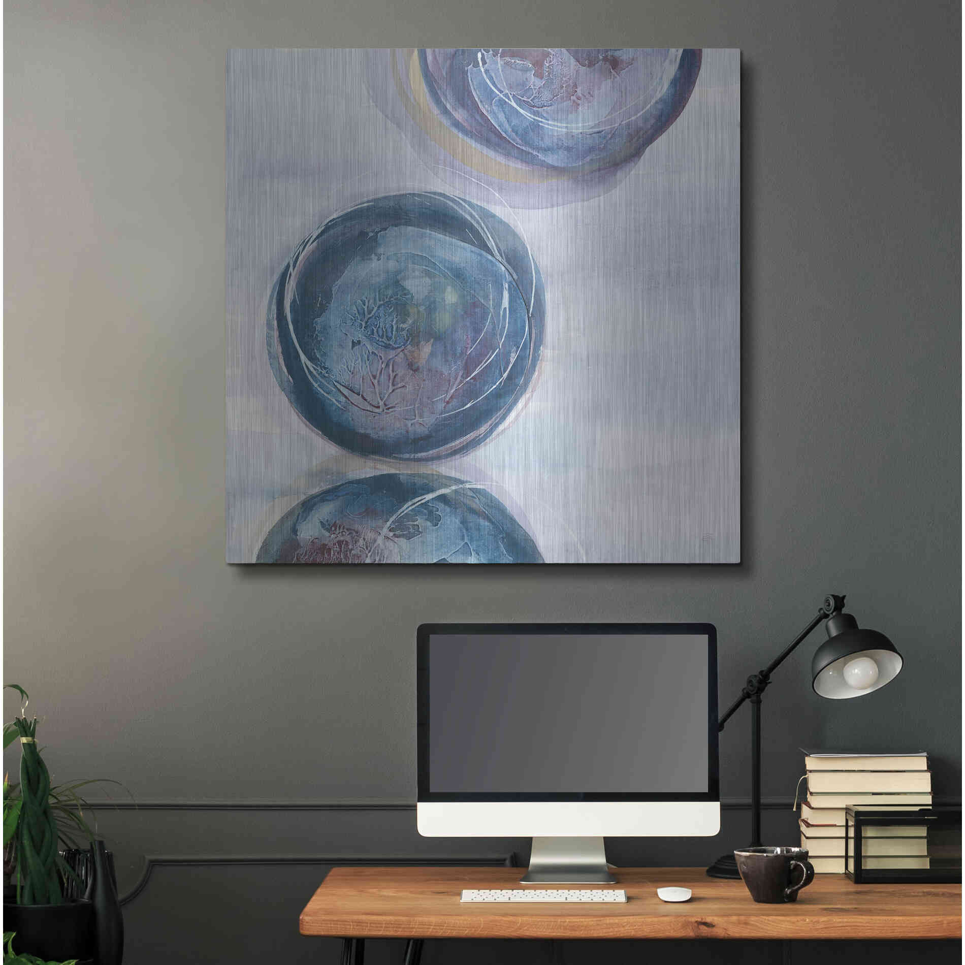 Luxe Metal Art 'Starting Over II' by Chris Paschke, Metal Wall Art,36x36