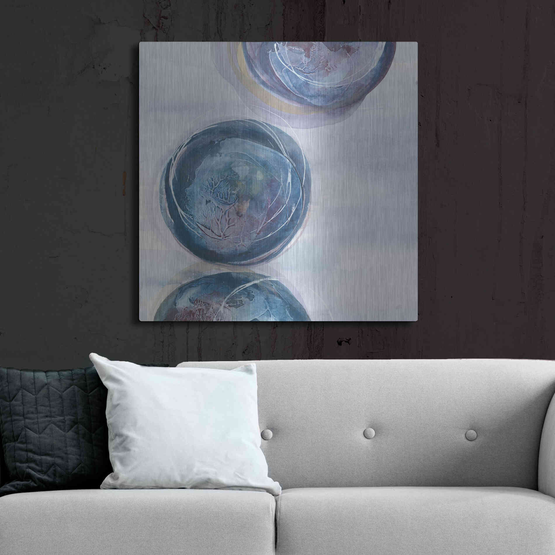 Luxe Metal Art 'Starting Over II' by Chris Paschke, Metal Wall Art,36x36