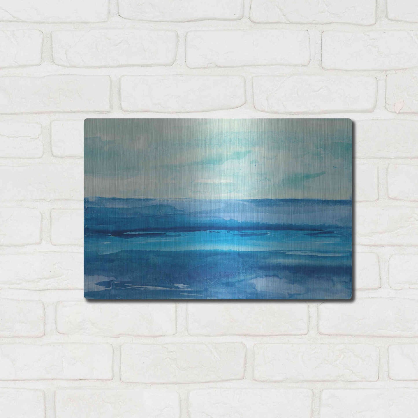 Luxe Metal Art 'Out to Sea' by Chris Paschke, Metal Wall Art,16x12