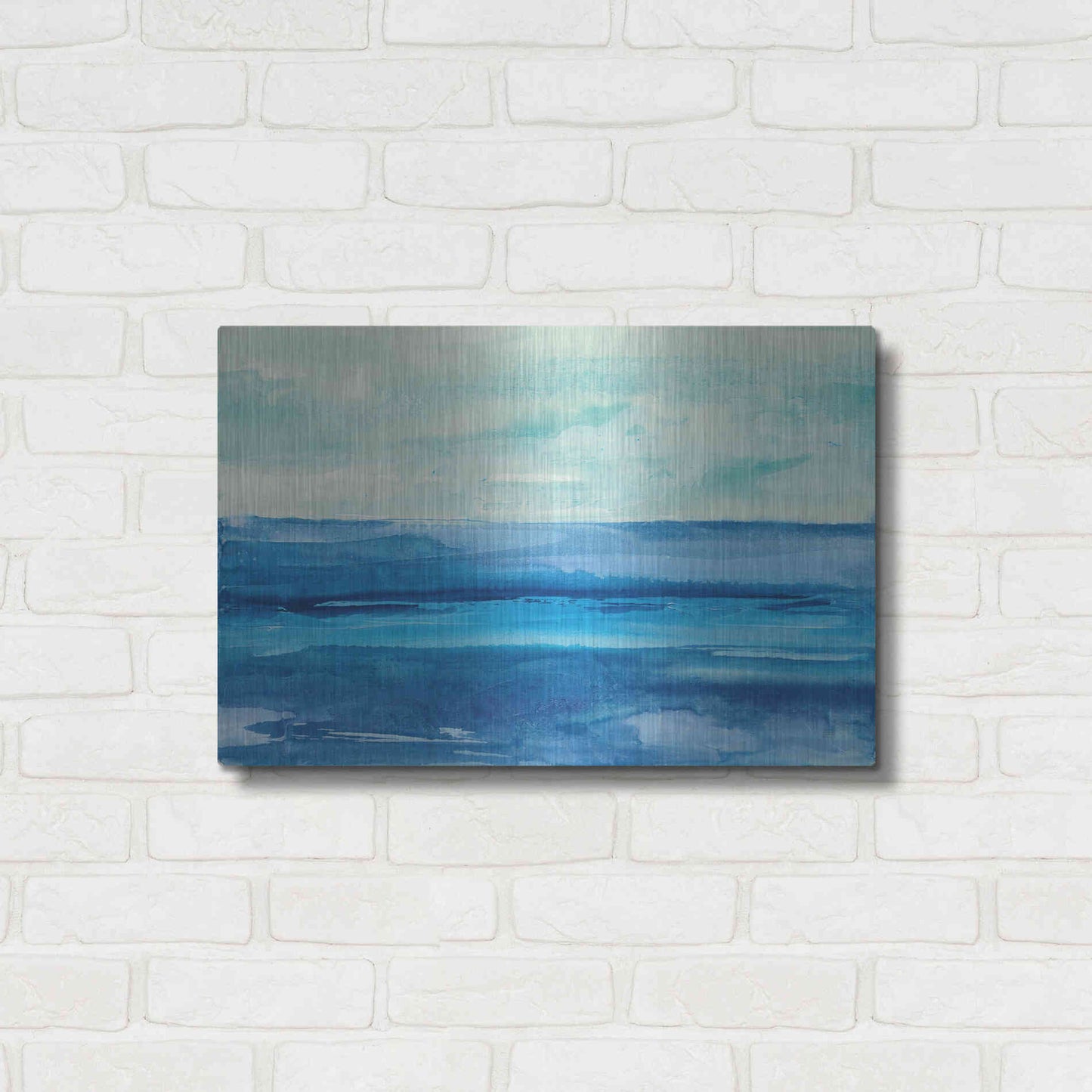 Luxe Metal Art 'Out to Sea' by Chris Paschke, Metal Wall Art,24x16