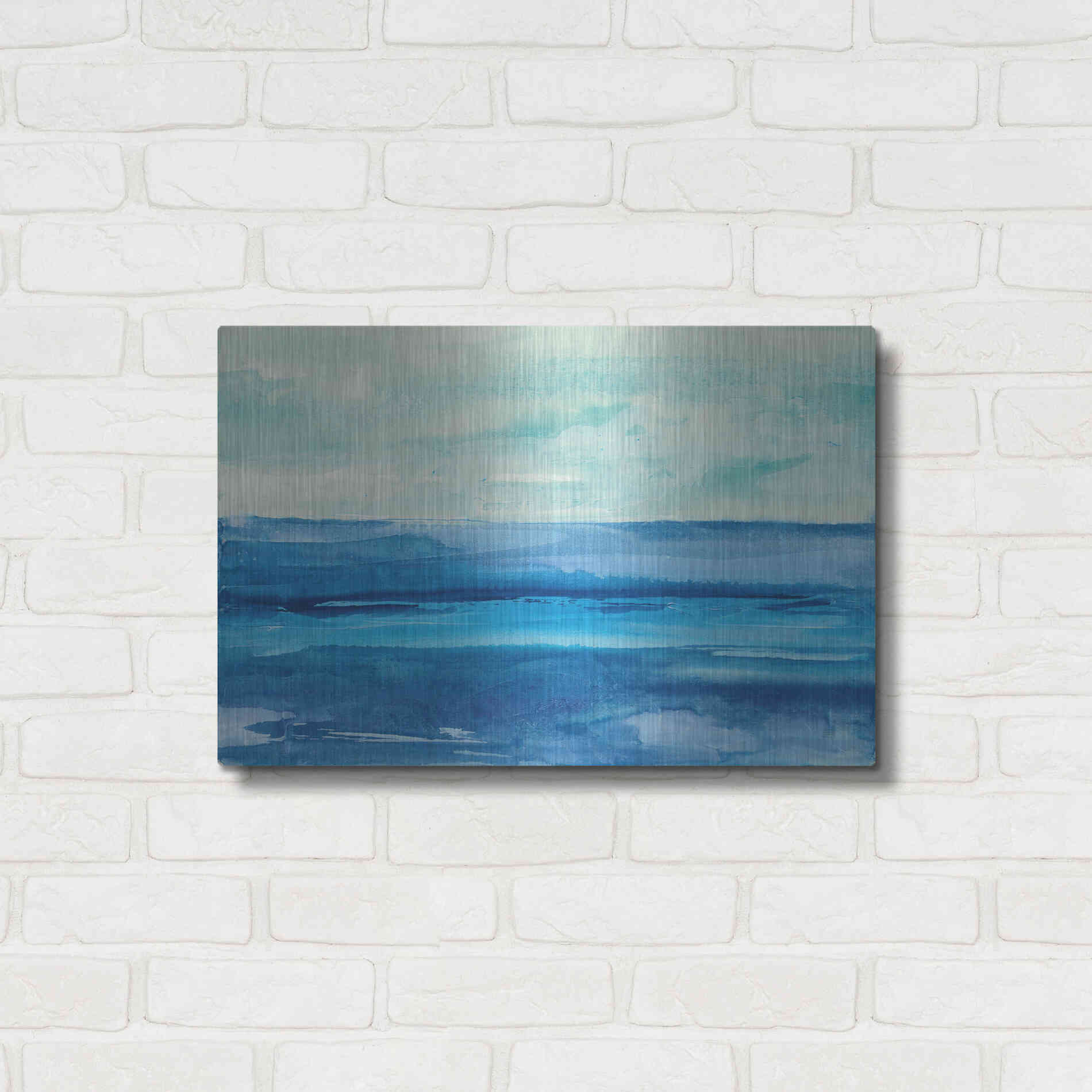 Luxe Metal Art 'Out to Sea' by Chris Paschke, Metal Wall Art,24x16