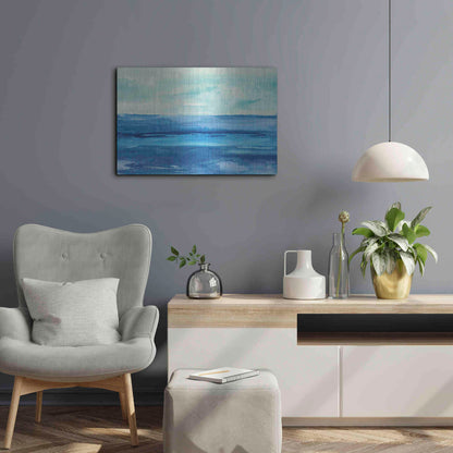 Luxe Metal Art 'Out to Sea' by Chris Paschke, Metal Wall Art,24x16