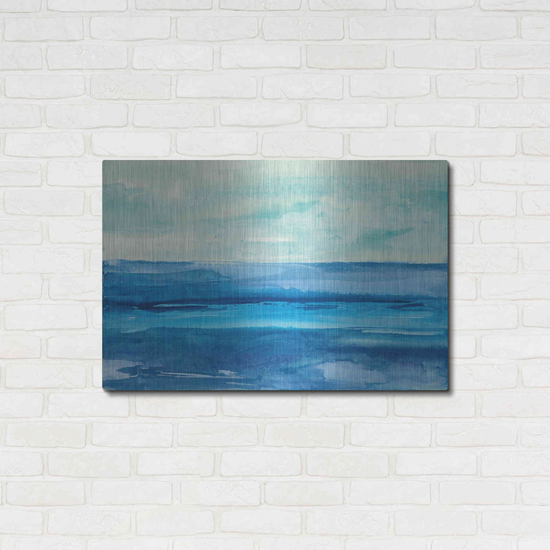 Luxe Metal Art 'Out to Sea' by Chris Paschke, Metal Wall Art,36x24