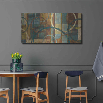 Luxe Metal Art 'Tranquility' by Michael Mullan, Metal Wall Art,48x24