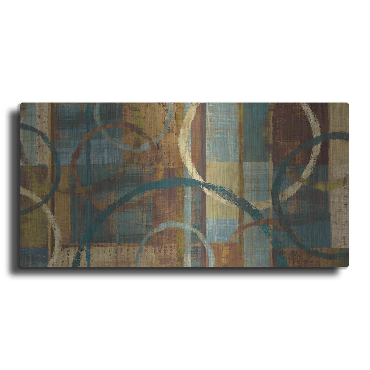 Luxe Metal Art 'Tranquility' by Michael Mullan, Metal Wall Art