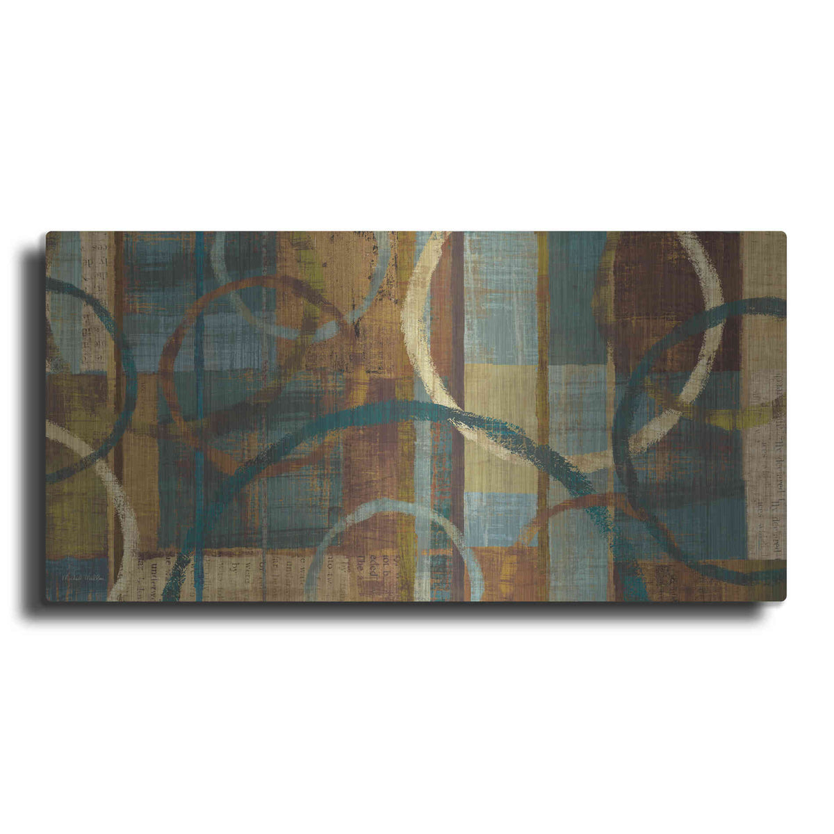 Luxe Metal Art 'Tranquility' by Michael Mullan, Metal Wall Art