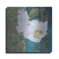 Luxe Metal Art 'Soft Evening III Indigo' by Kathrine Lovell, Metal Wall Art
