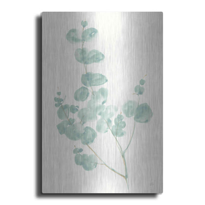 Luxe Metal Art 'Eucalyptus Branch I' by Chris Paschke, Metal Wall Art