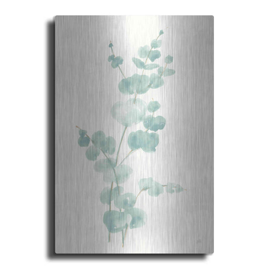Luxe Metal Art 'Eucalyptus Branch II' by Chris Paschke, Metal Wall Art