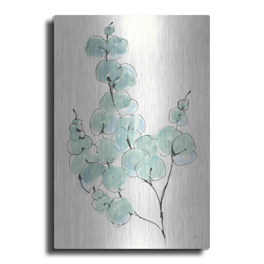 Luxe Metal Art 'Eucalyptus Branch III' by Chris Paschke, Metal Wall Art