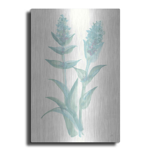 Luxe Metal Art 'Lambs Ear Sage II' by Chris Paschke, Metal Wall Art