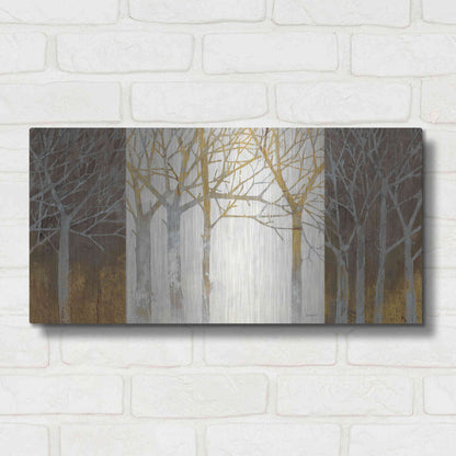 Luxe Metal Art 'Night and Day' by Kathrine Lovell, Metal Wall Art,24x12