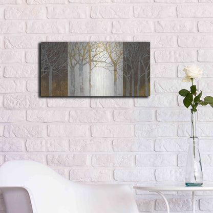 Luxe Metal Art 'Night and Day' by Kathrine Lovell, Metal Wall Art,24x12