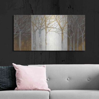 Luxe Metal Art 'Night and Day' by Kathrine Lovell, Metal Wall Art,48x24