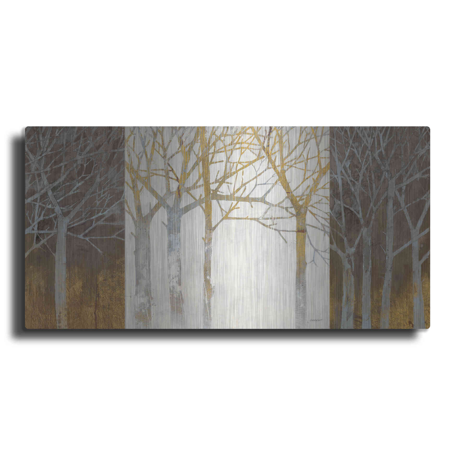 Luxe Metal Art 'Night and Day' by Kathrine Lovell, Metal Wall Art