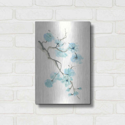 Luxe Metal Art 'Tinted Branch I' by Chris Paschke, Metal Wall Art,12x16