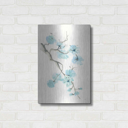 Luxe Metal Art 'Tinted Branch I' by Chris Paschke, Metal Wall Art,16x24