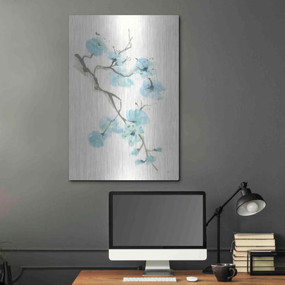 Luxe Metal Art 'Tinted Branch I' by Chris Paschke, Metal Wall Art,24x36