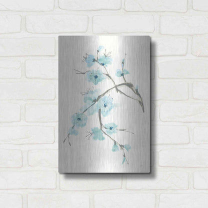 Luxe Metal Art 'Tinted Branch II' by Chris Paschke, Metal Wall Art,12x16