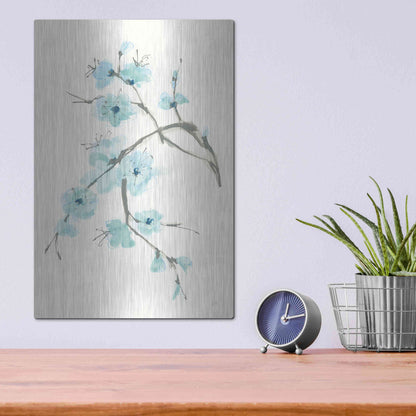 Luxe Metal Art 'Tinted Branch II' by Chris Paschke, Metal Wall Art,12x16