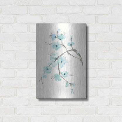 Luxe Metal Art 'Tinted Branch II' by Chris Paschke, Metal Wall Art,16x24