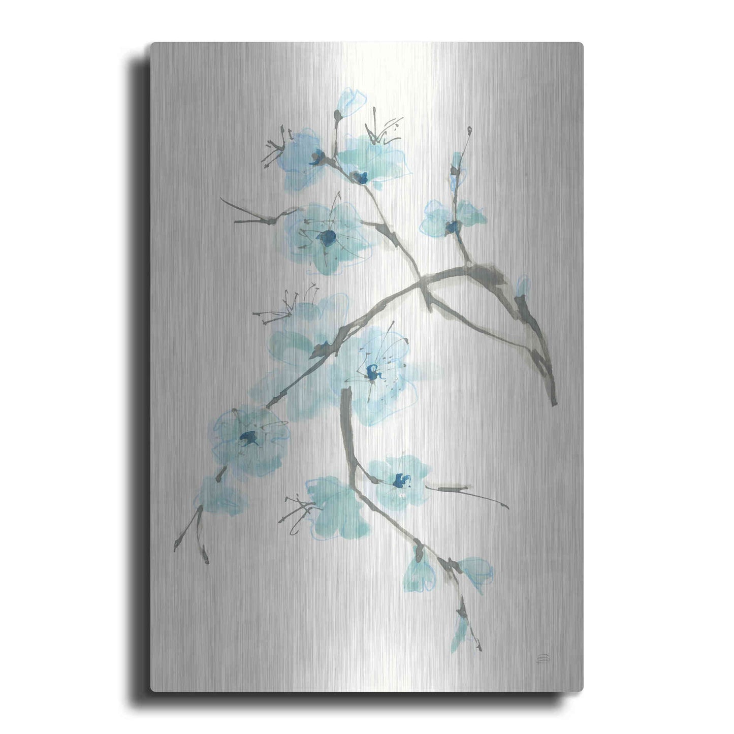 Luxe Metal Art 'Tinted Branch II' by Chris Paschke, Metal Wall Art