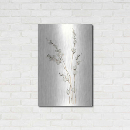 Luxe Metal Art 'Pussy Willows IV' by Chris Paschke, Metal Wall Art,24x36