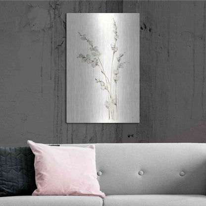 Luxe Metal Art 'Pussy Willows IV' by Chris Paschke, Metal Wall Art,24x36