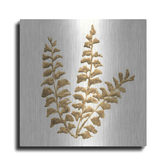 Luxe Metal Art 'Gilded Fern III' by Chris Paschke, Metal Wall Art