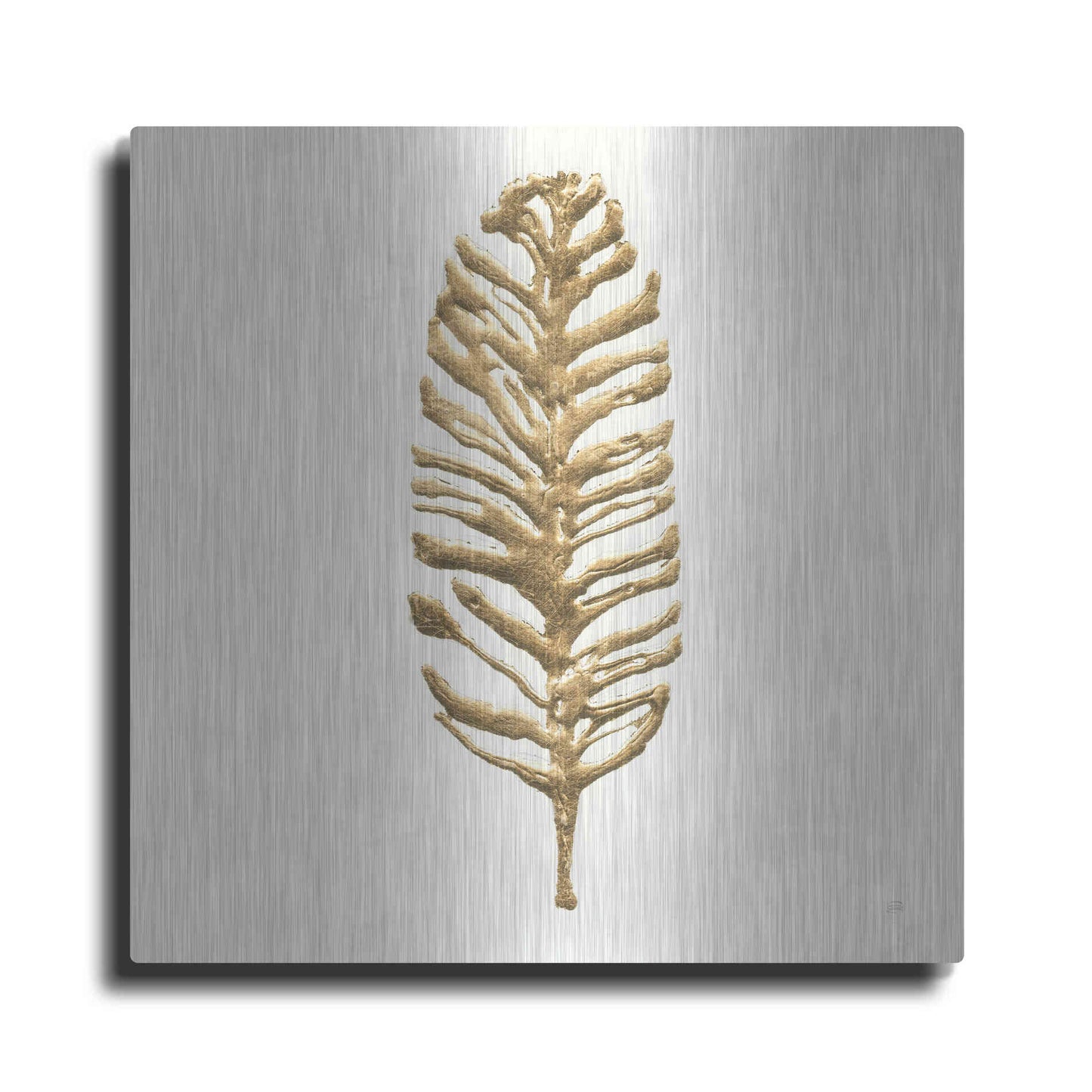 Luxe Metal Art 'Gilded Palm III' by Chris Paschke, Metal Wall Art