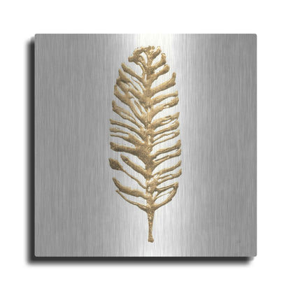 Luxe Metal Art 'Gilded Palm III' by Chris Paschke, Metal Wall Art