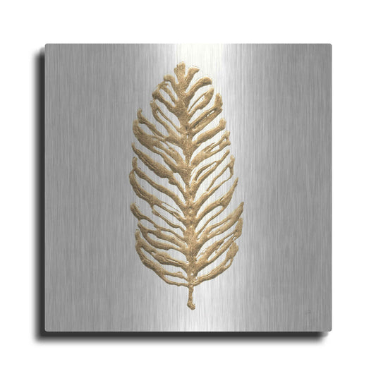 Luxe Metal Art 'Gilded Palm IV' by Chris Paschke, Metal Wall Art