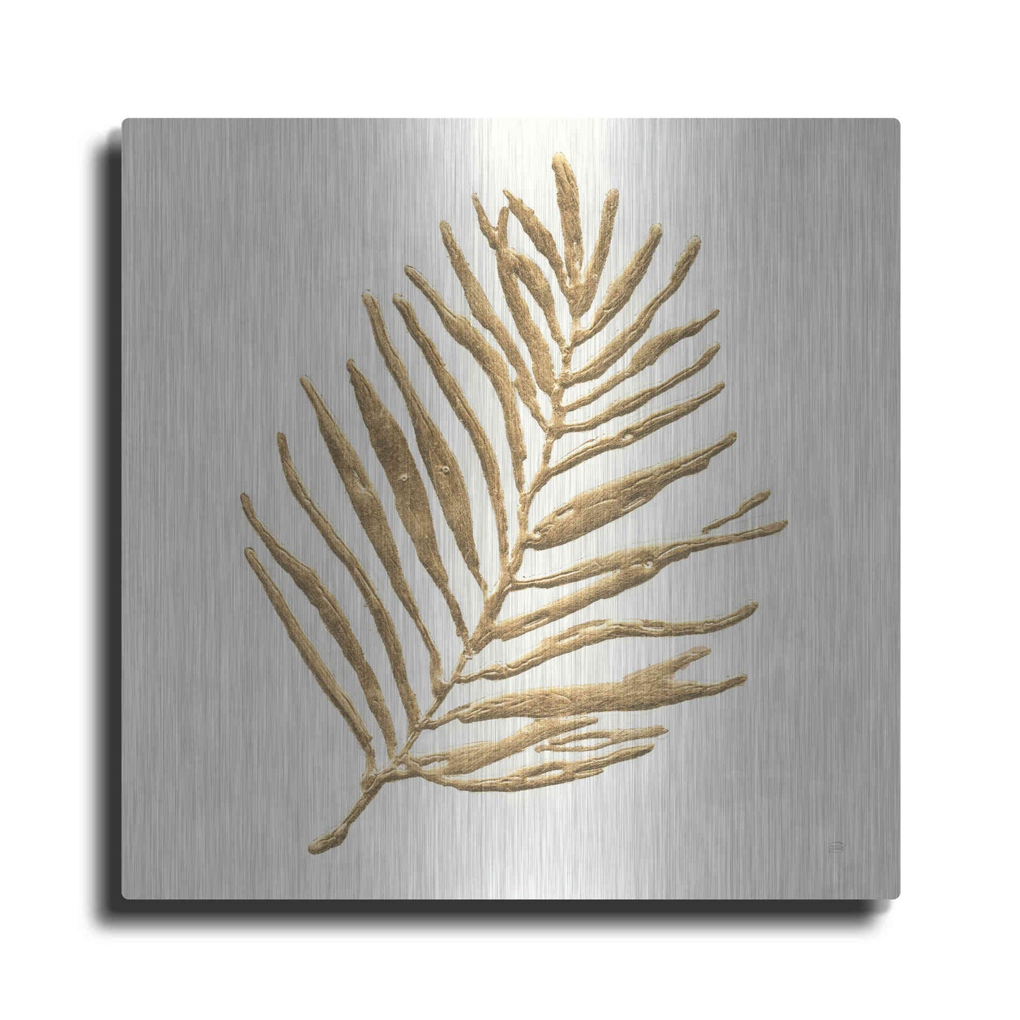 Luxe Metal Art 'Gilded Palm V' by Chris Paschke, Metal Wall Art