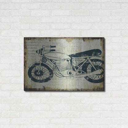 Luxe Metal Art 'American Pop Moto' by Michael Mullan, Metal Wall Art,36x24