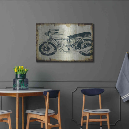 Luxe Metal Art 'American Pop Moto' by Michael Mullan, Metal Wall Art,36x24
