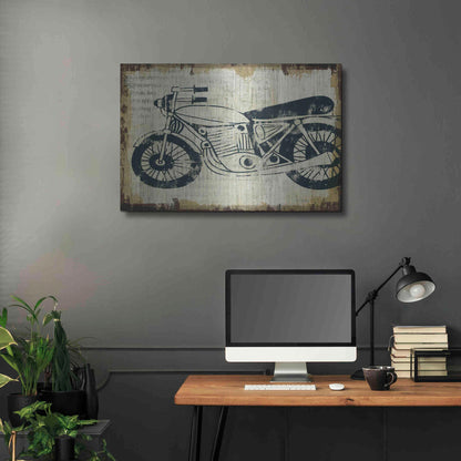Luxe Metal Art 'American Pop Moto' by Michael Mullan, Metal Wall Art,36x24