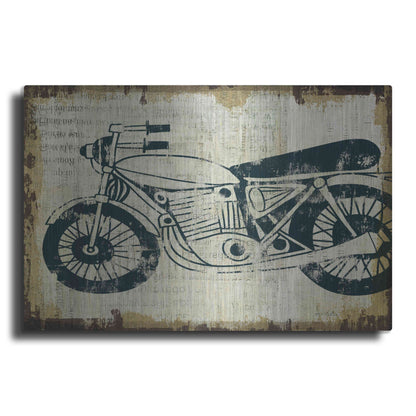 Luxe Metal Art 'American Pop Moto' by Michael Mullan, Metal Wall Art