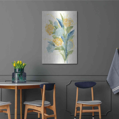 Luxe Metal Art 'Sunshine Bouquet I' by Chris Paschke, Metal Wall Art,24x36