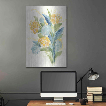 Luxe Metal Art 'Sunshine Bouquet I' by Chris Paschke, Metal Wall Art,24x36