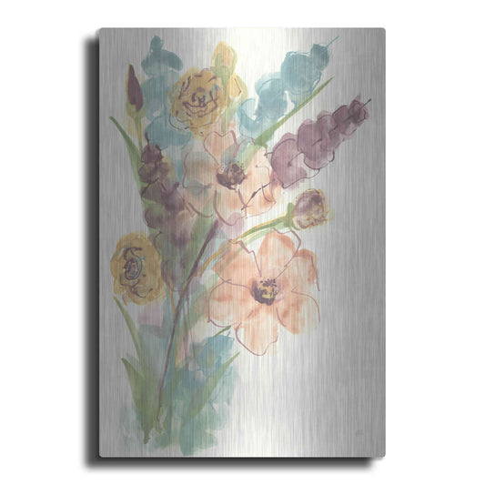 Luxe Metal Art 'Earthy Bouquet II' by Chris Paschke, Metal Wall Art