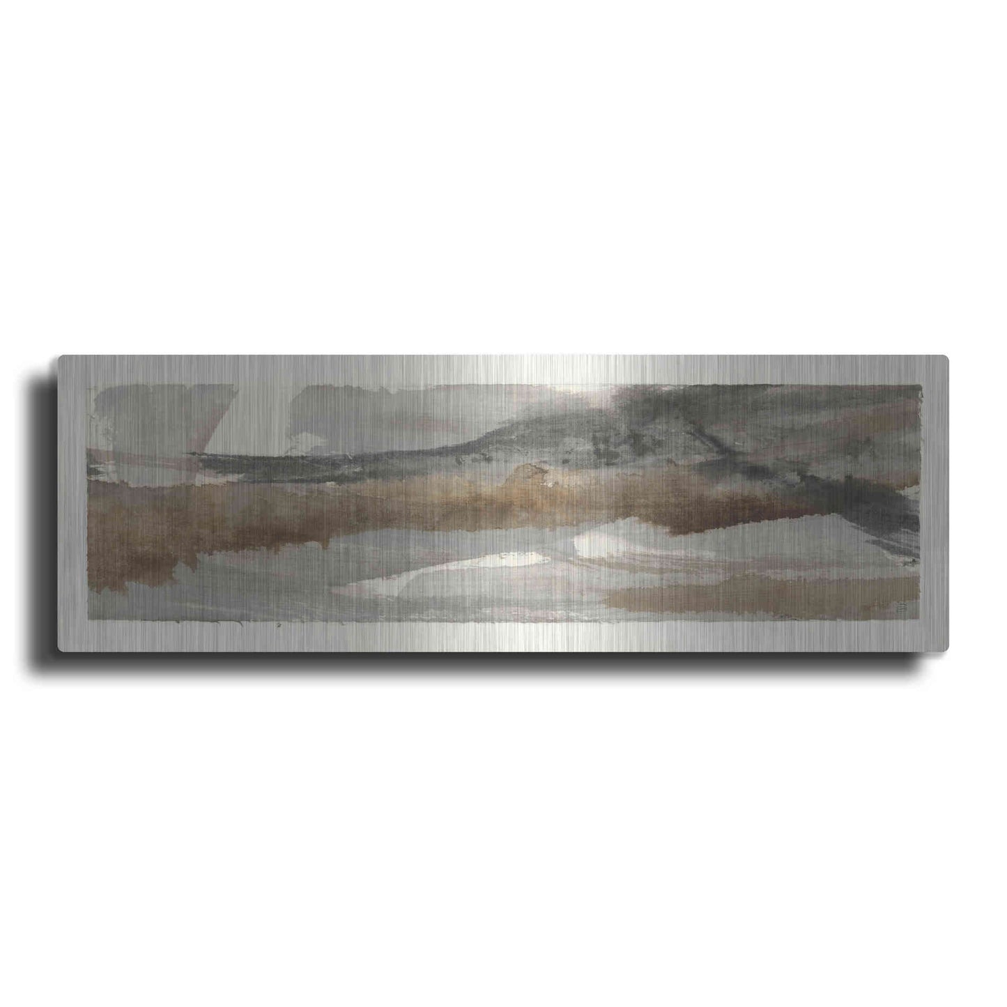 Luxe Metal Art 'Brushscape I' by Chris Paschke, Metal Wall Art