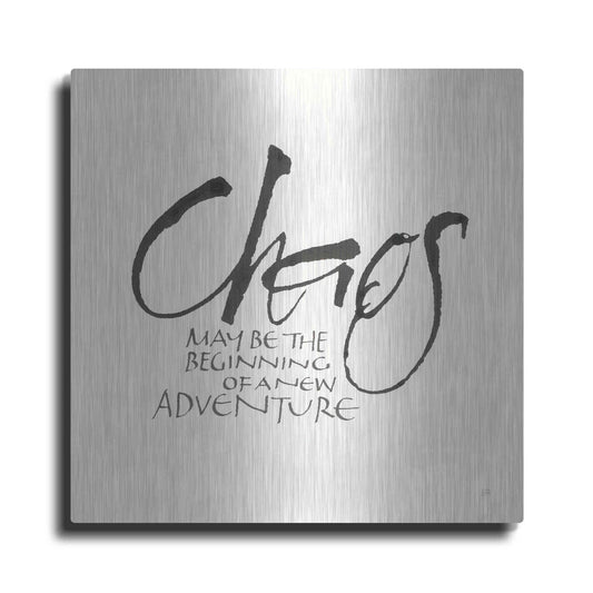 Luxe Metal Art 'Daily Saying II' by Chris Paschke, Metal Wall Art