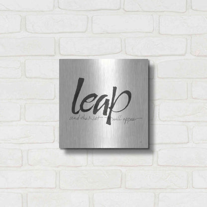 Luxe Metal Art 'Daily Saying VIII' by Chris Paschke, Metal Wall Art,12x12