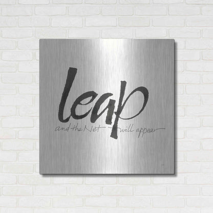 Luxe Metal Art 'Daily Saying VIII' by Chris Paschke, Metal Wall Art,36x36