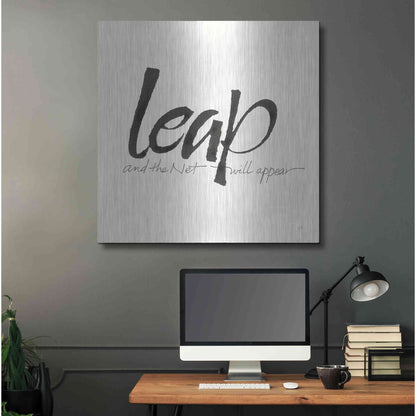 Luxe Metal Art 'Daily Saying VIII' by Chris Paschke, Metal Wall Art,36x36