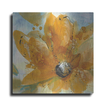 Luxe Metal Art 'Amber Gold I' by Chris Paschke, Metal Wall Art