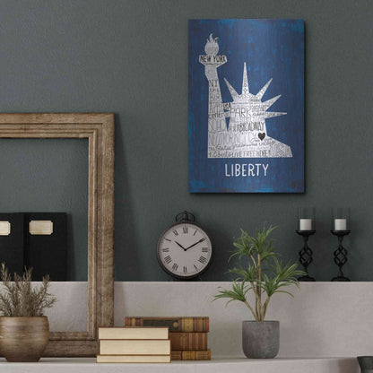 Luxe Metal Art 'Iconic NYC II' by Michael Mullan, Metal Wall Art,12x16