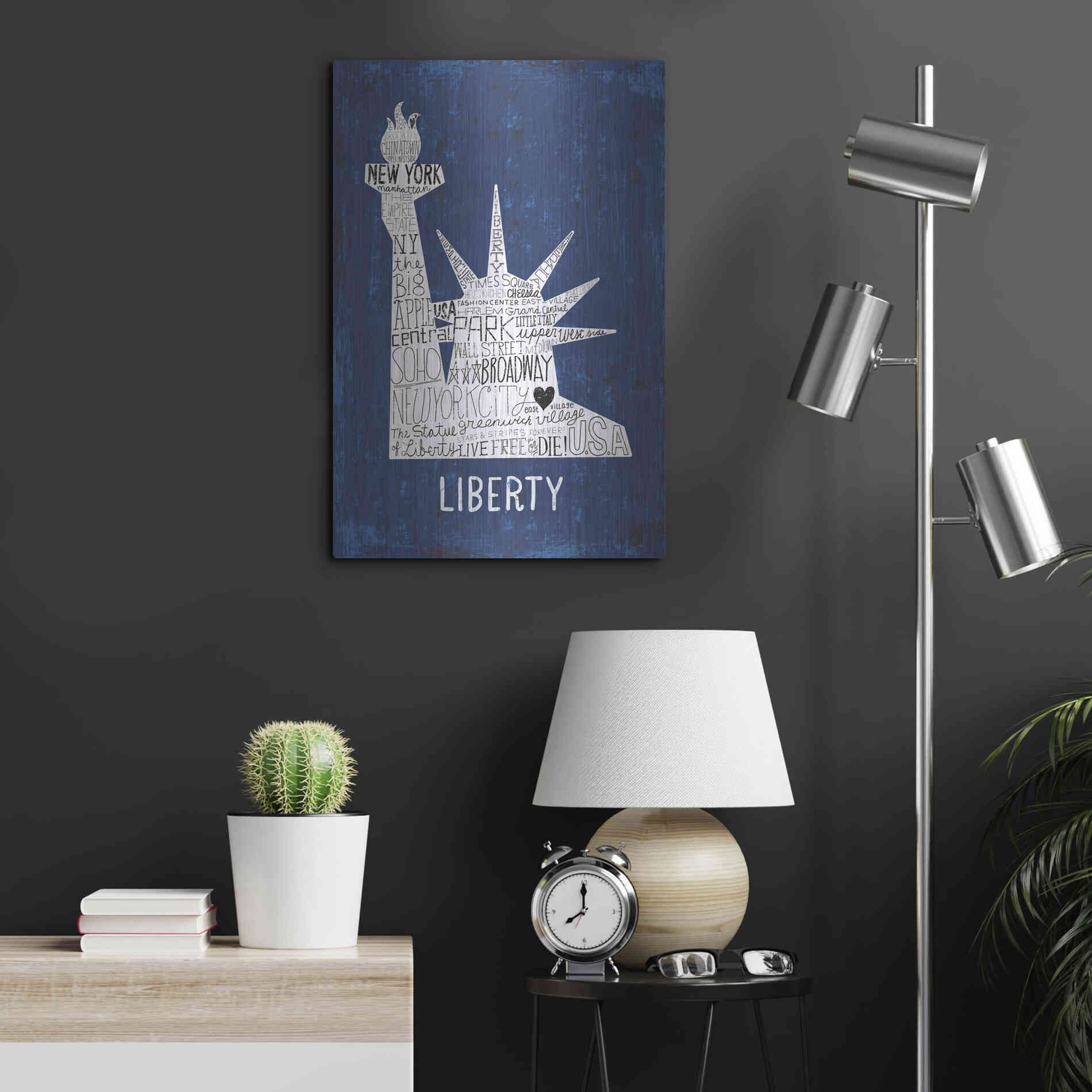 Luxe Metal Art 'Iconic NYC II' by Michael Mullan, Metal Wall Art,16x24